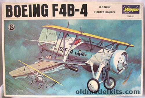 Hasegawa 1/32 Boeing F4B-4 - With Decals For (6) Navy And (2) Marine Sq - (F4B4), JS066-400 plastic model kit